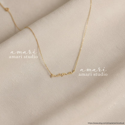 Simple Gold Mama Chain Necklace, Mothers Day Gift, Personalised Christmas Birthday Gifts For Her