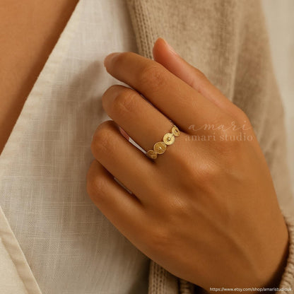 Gold Plated Sun Adjustable Ring, Summer Jewellery, Festival Ring, Gifts For Her