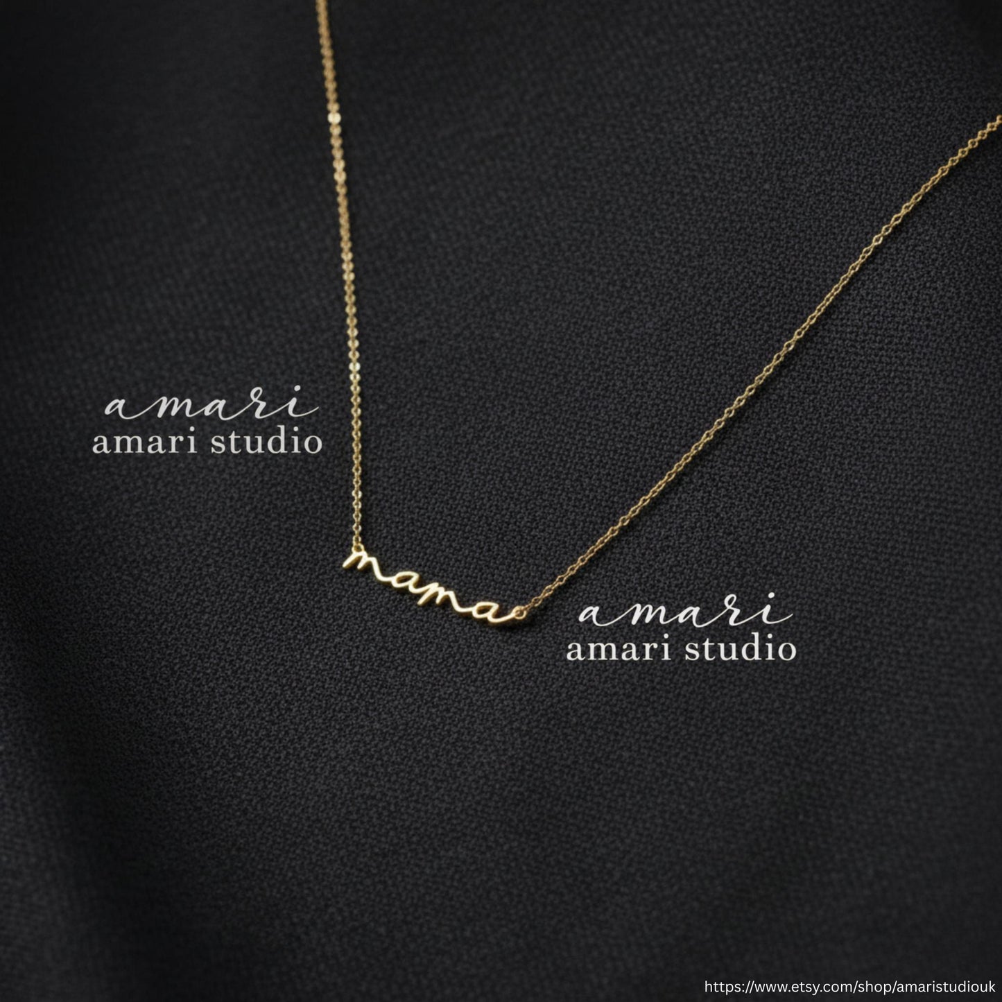 Simple Gold Mama Chain Necklace, Mothers Day Gift, Personalised Christmas Birthday Gifts For Her